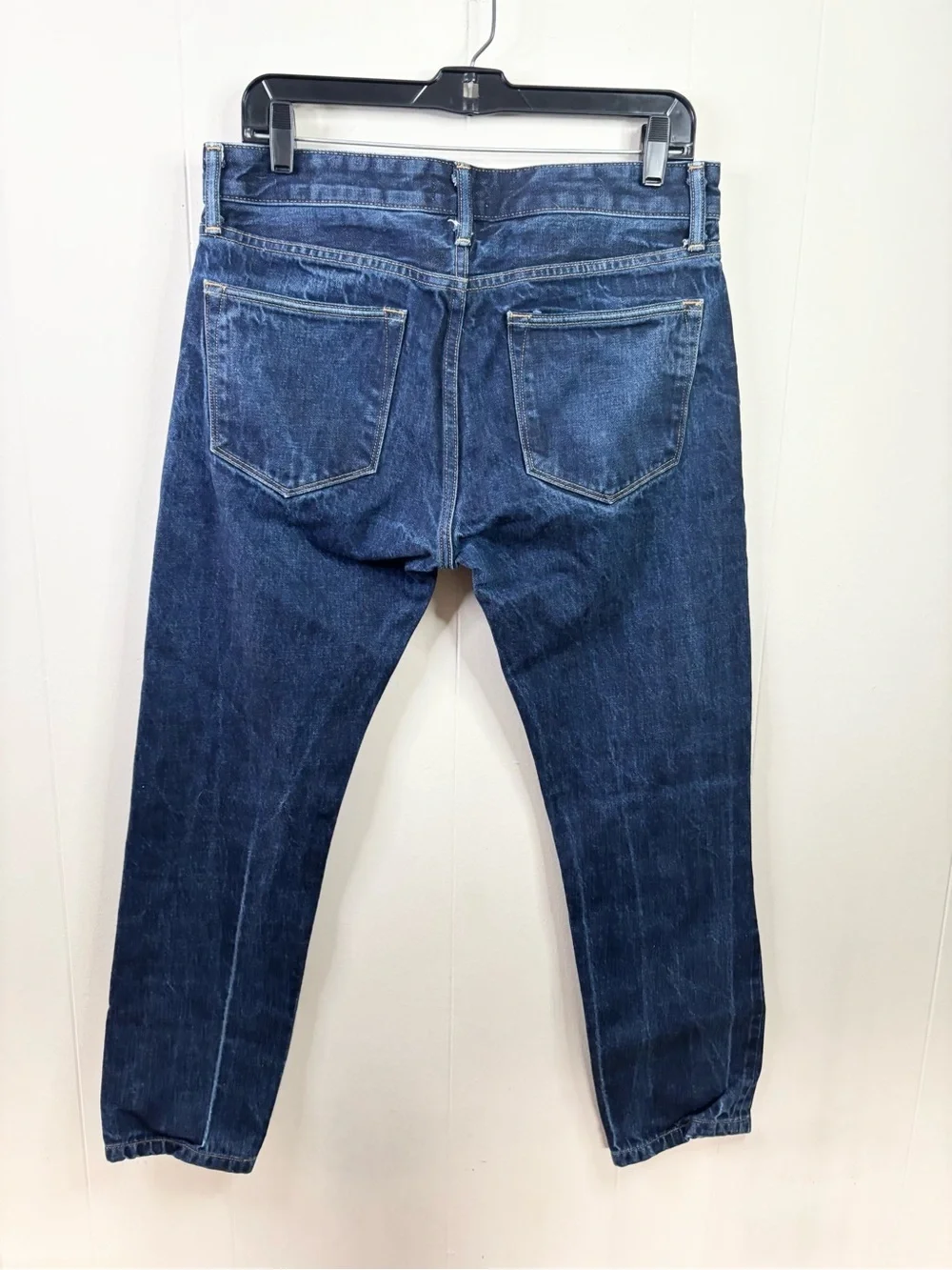 Buck Mason raw selvedge slim maverick jeans size 33x28 men’s cotton